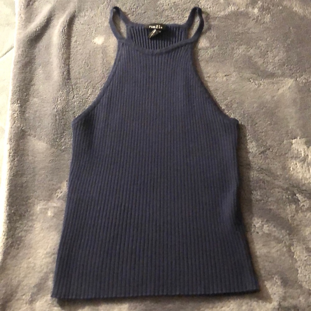 Navy blue tank